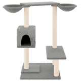 Vidaxl Cat Furniture con graffi di 82 cm grigio chiaro