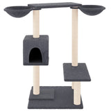 Vidaxl Cat Furniture con graffi di 82 cm grigio scuro