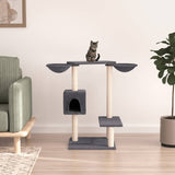 Vidaxl Cat Furniture con graffi di 82 cm grigio scuro