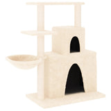 Vidaxl Cat Furniture avec Sisal Scratch Posts 83 cm Crème -Colored