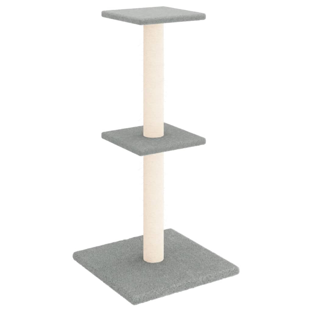 Vidaxl Cat Furniture avec Sisal Scratch Posts 73 cm Gris clair