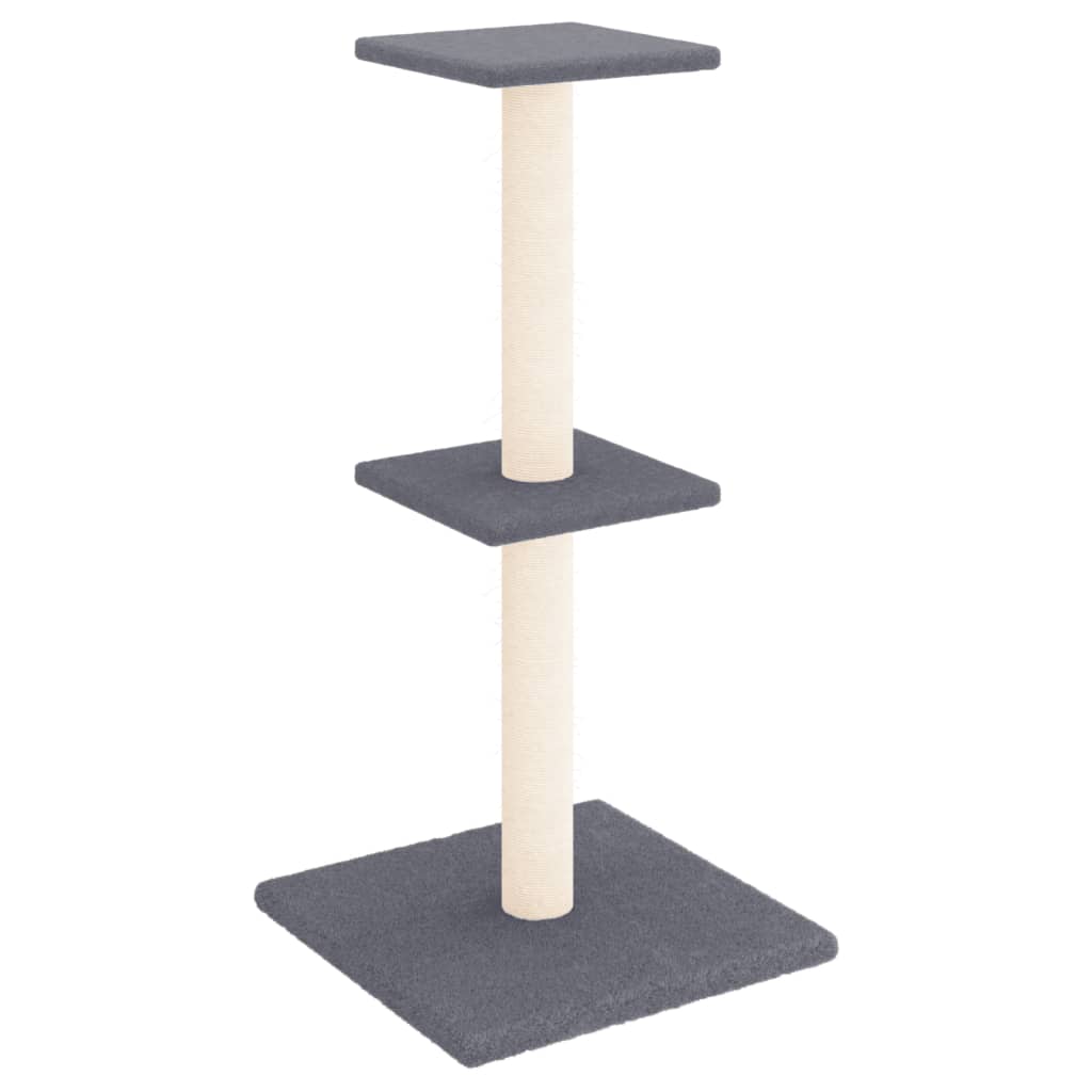 Vidaxl Cat Furniture avec Sisal Scratch Posts 73 cm Gris foncé