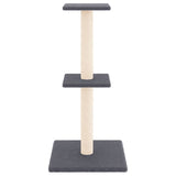 Vidaxl Cat Furniture avec Sisal Scratch Posts 73 cm Gris foncé