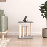 Vidaxl Scratching Post avec plates-formes 50 cm Gris clair