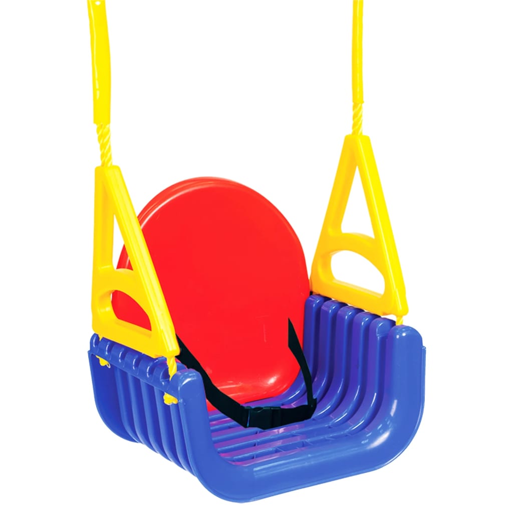 Asiento colgante Vidaxl para niños 3-en-1 29x40x39.5 cm de polipropeno