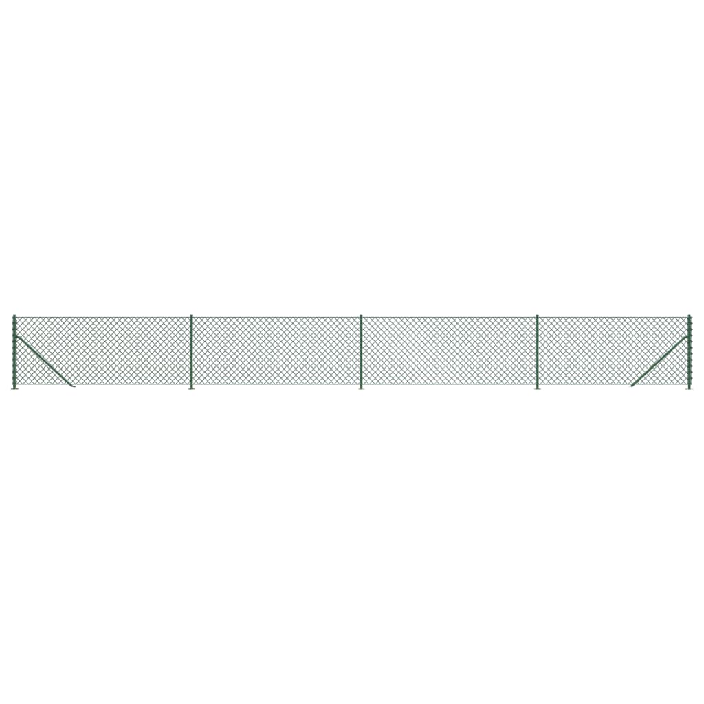 Fence a maglie Vidaxl con Flens 1x10 M Verde