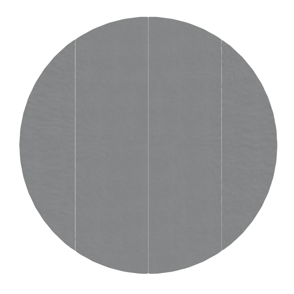 Vidaxl Pool terreno Ø458 cm poliestere geotessile grigio chiaro