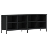 Vidaxl Shoe Cabinet 131x35x50 cm Property Wood Black