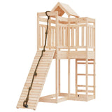 Vidaxl Speelhuis with climbing wall Solid pine