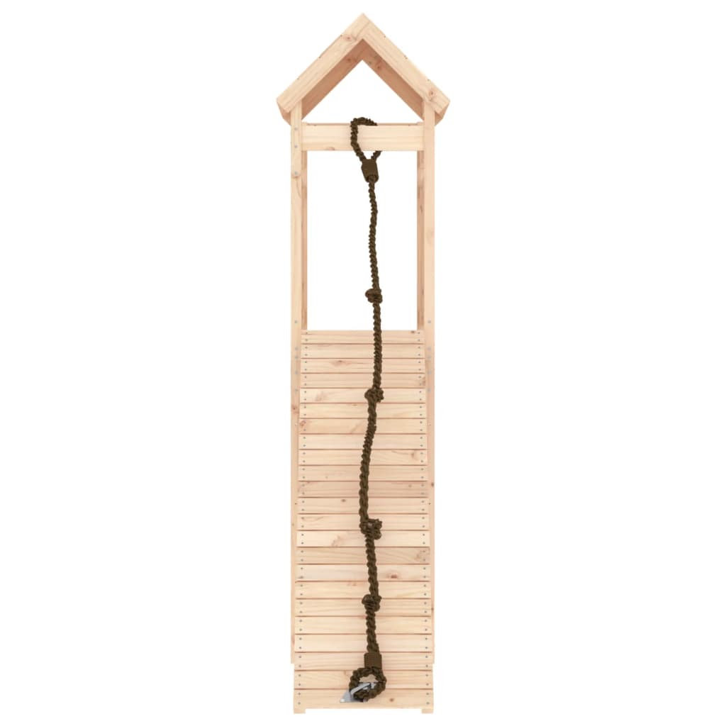 Vidaxl Speelhuis with climbing wall Solid pine