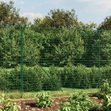 Vidaxl Mesh Mesh FET 1.4x10 M de acero galvanizado verde