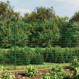 Vidaxl Mesh Mesh FET 2.2x25 M M M de acero galvanizado verde