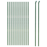 Vidaxl wire mesh fet 2.2x25 m galvanized steel green