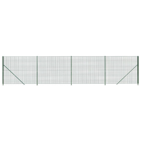 VidaXL Draadgaashek met flens 1,6x10 m groen