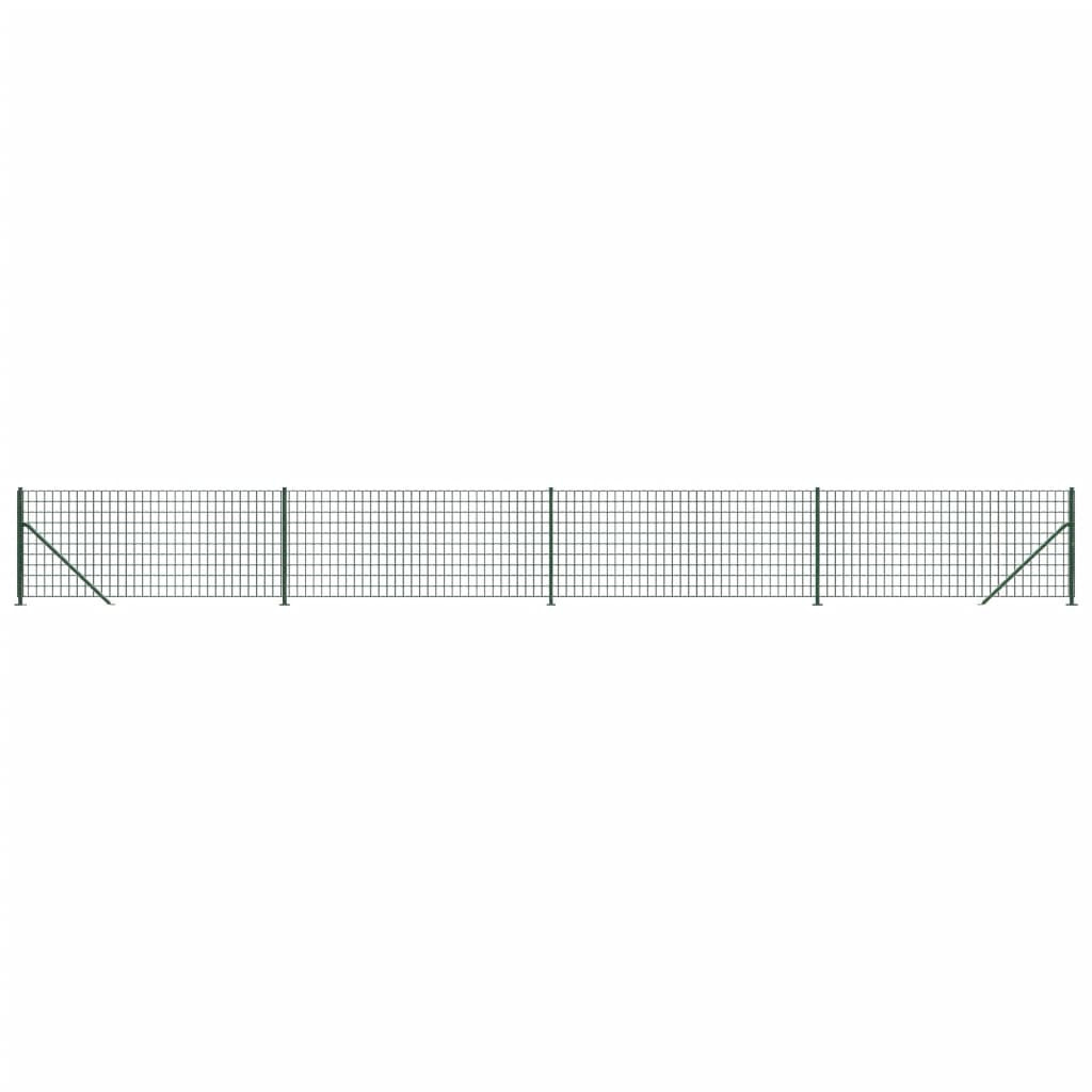 Fence a maglie Vidaxl con Flens 1x10 M Verde