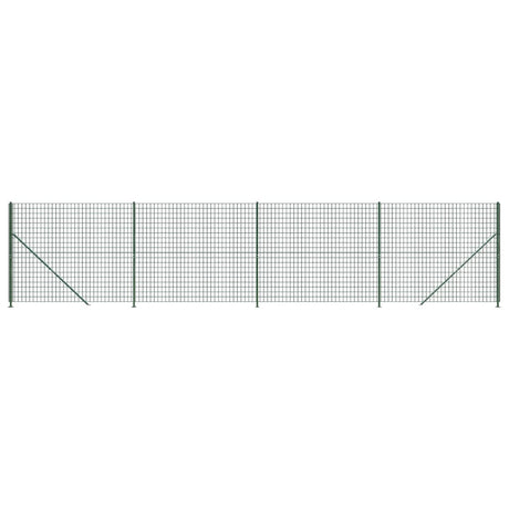 VidaXL Draadgaashek met flens 1,6x10 m groen