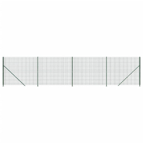 VidaXL Draadgaashek met flens 1,8x10 m groen