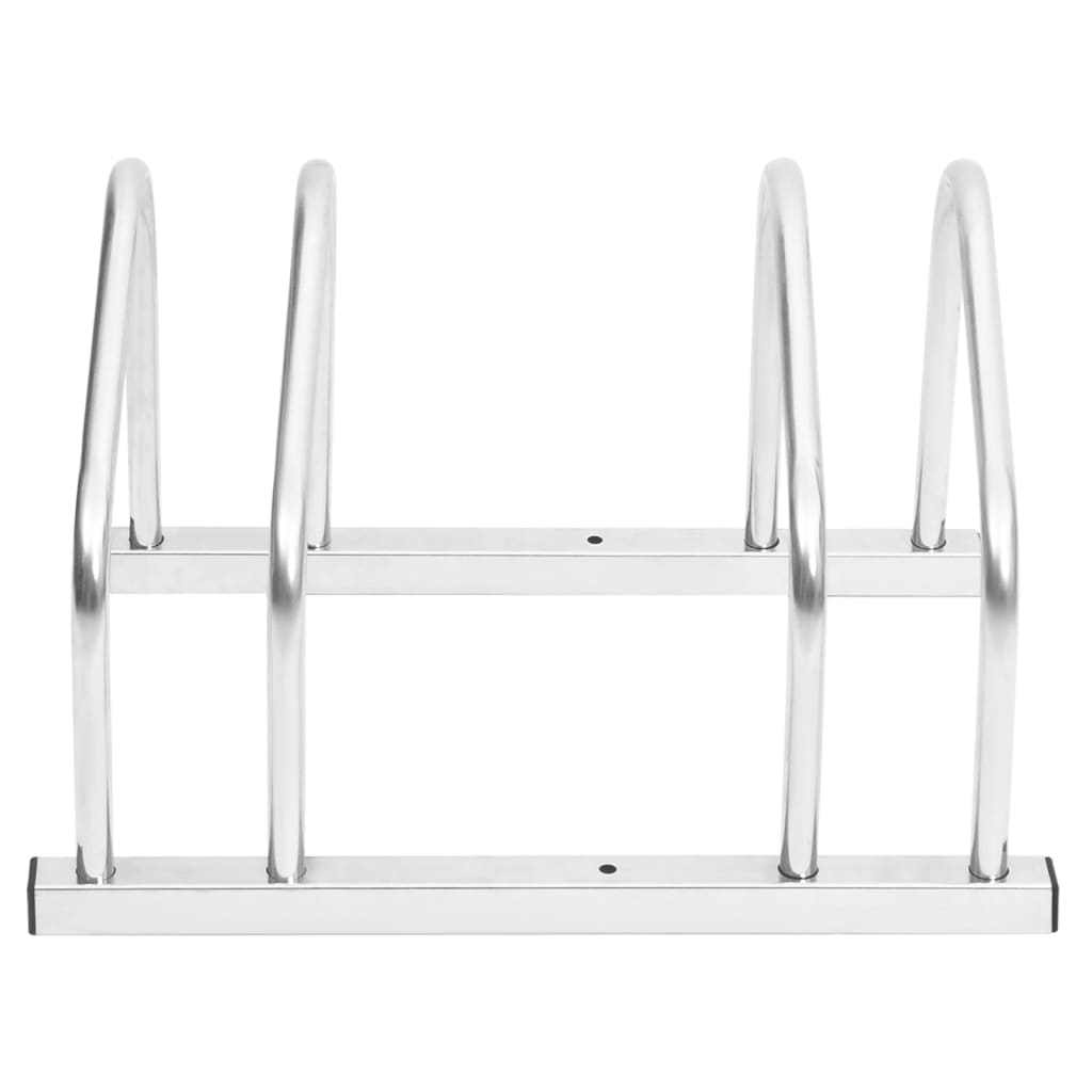 Vidaxl Rack para bicicletas para 2 bicicletas de acero galvanizado