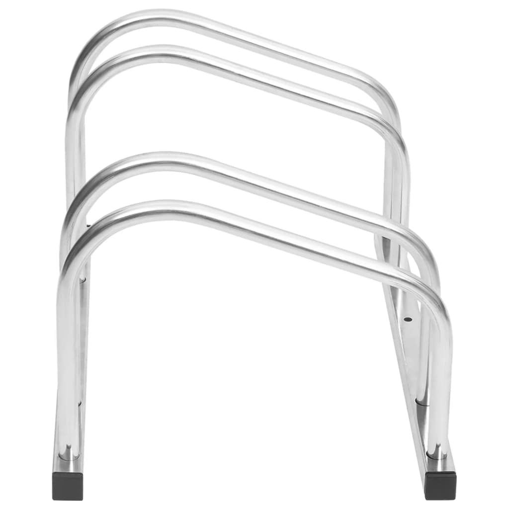 Vidaxl Rack para bicicletas para 2 bicicletas de acero galvanizado