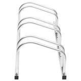 Vidaxl bicycle rack for 3 bicycles galvanized steel