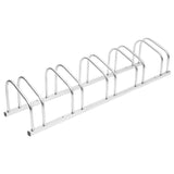 Vidaxl bicycle rack for 5 bicycles galvanized steel