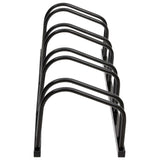 Vidaxl Rack de bicicleta para 4 bicicletas de acero negro