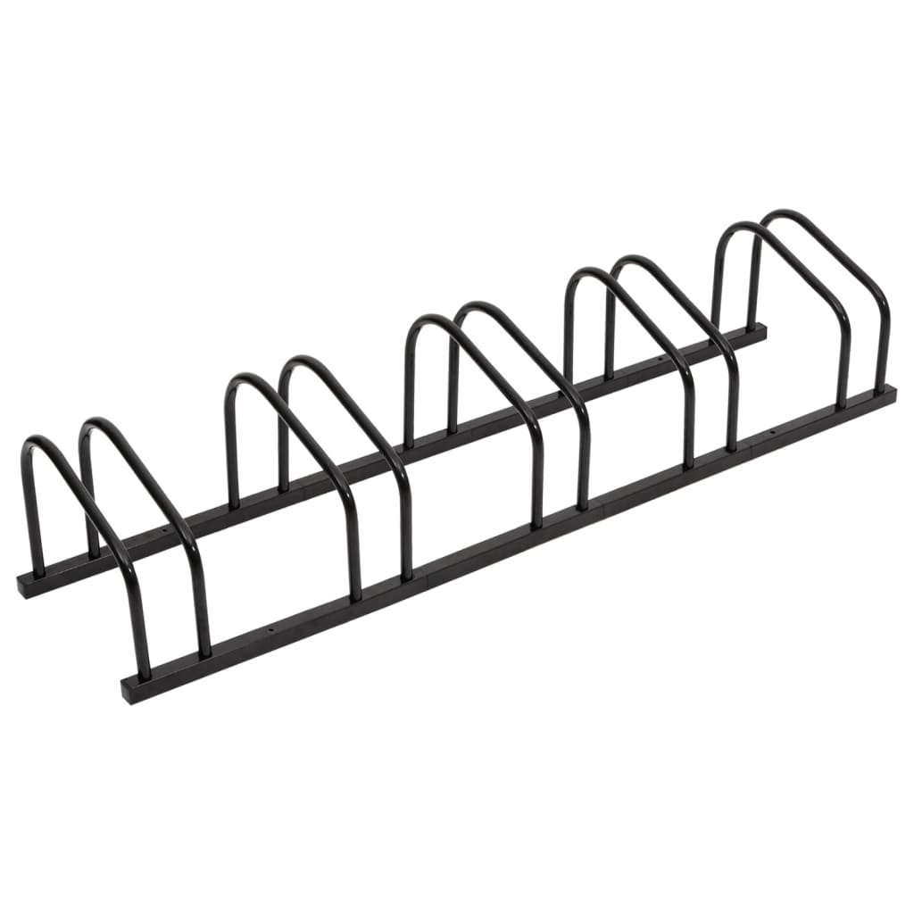 Vidaxl bicycle rack for 5 bikes steel black