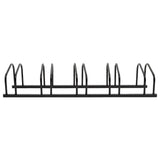 Vidaxl bicycle rack for 5 bikes steel black