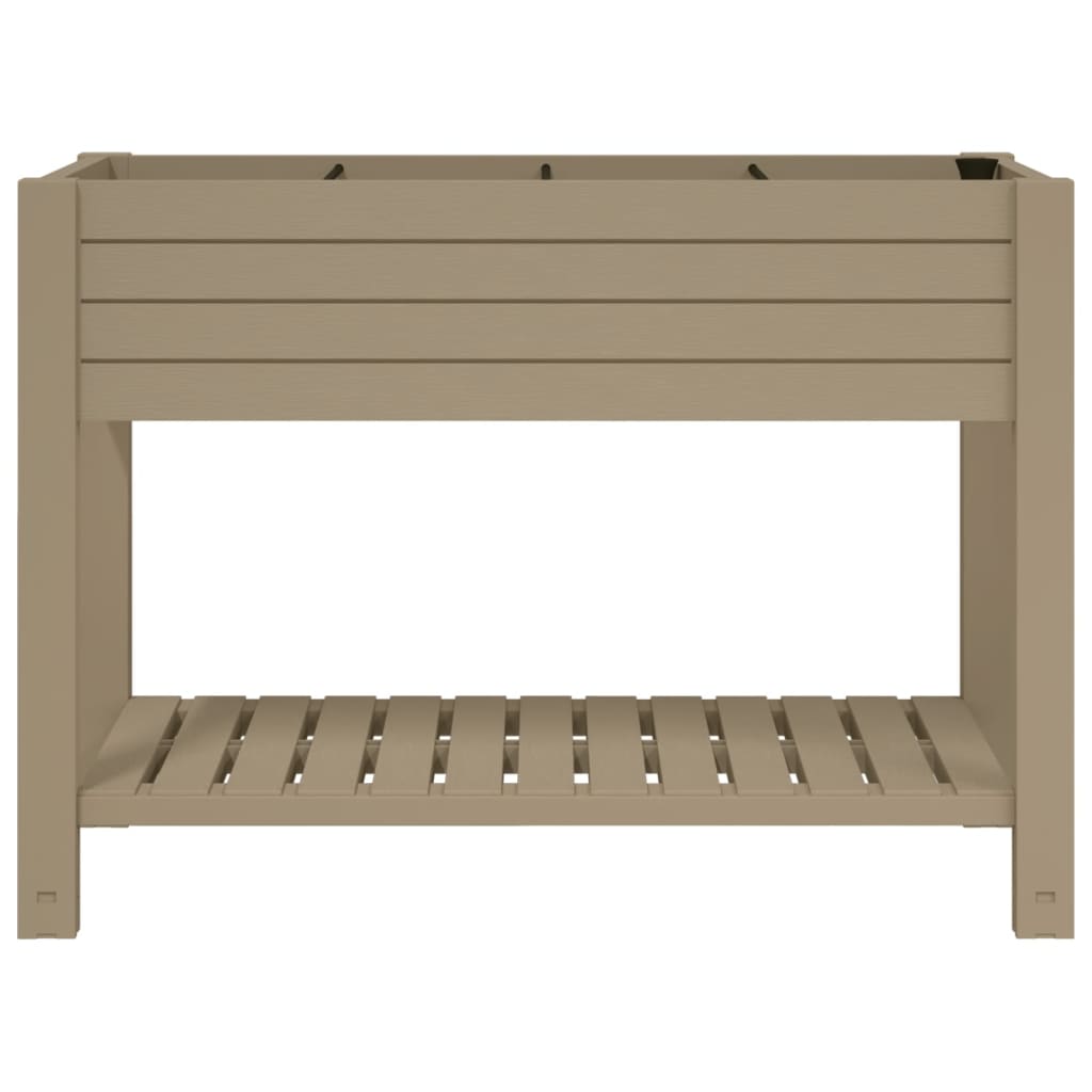 Vidaxl Planter surélevé 110x45x79 cm en polypropène brun clair