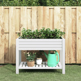 Vidaxl Planter hevet 110x45x79 cm polypropen hvit