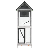 Vidaxl aviary 60x58.5x160 cm Solid pine Gray