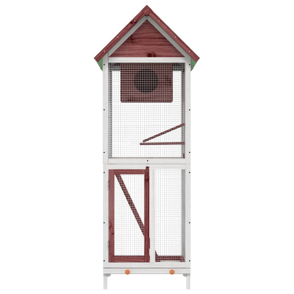 Vidaxl Aviary 60x58.5x160 cm pino solido