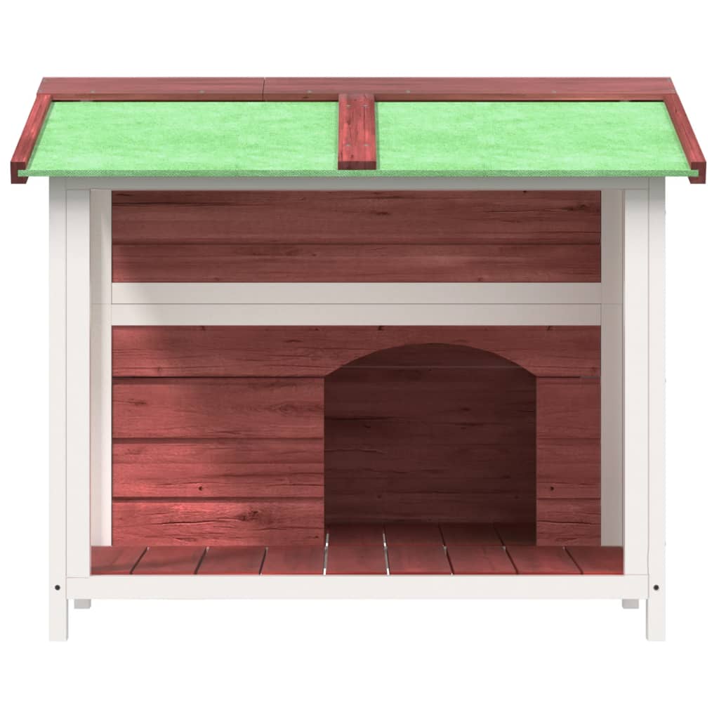 Vidaxl dog loft 96x87x80.5 cm solid pine mugger -colored