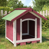 Vidaxl dog loft 65x65x61.5 cm solid pine mugger -colored