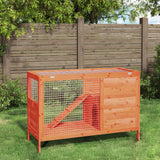 Vidaxl Rabbit Hutch 103x44x69,5 cm Pince Solido marrone