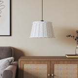 Vidaxl Ceiling lampshade Ø38x23 cm Wicker white