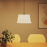 Vidaxl Ceiling lampshade Ø45x28 cm Wicker white