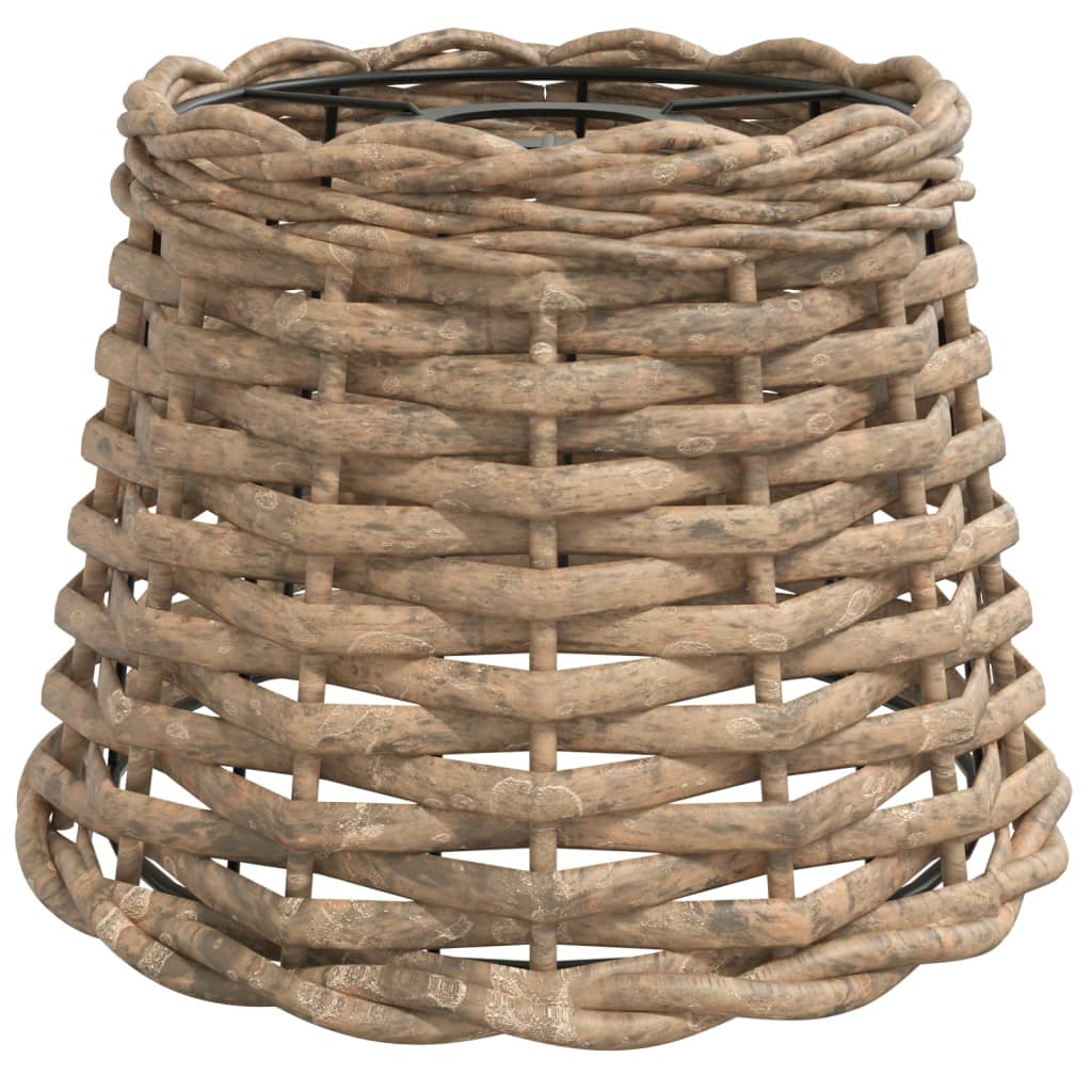 Vidaxl Ceiling lampshade Ø20x15 cm Wicker Brown