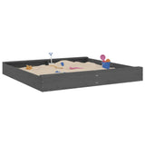 Vidaxl Sandbox mat Bänken Square zolidd Pinzy gro