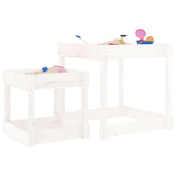 Vidaxl sand tables 2 pcs solid pine white