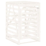 Vidaxl container storage 84x90x128.5 cm solid pine white white