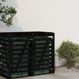 Vidaxl Container Storage Extension Solid Pine Black