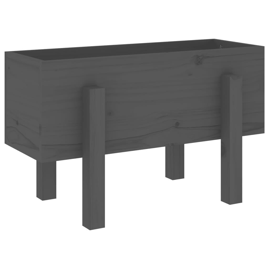 Vidaxl Planning box 62x30x38 cm Solid pine Gray