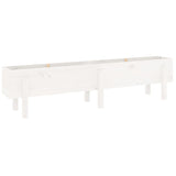 VidaXL Planter raised 160x30x38 cm Solid pine white