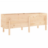 Vidaxl planter hævet 160x50x57 cm solid fyrretræ