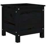 Vidaxl Planning Box 40x40x39 cm Solid Pine Black