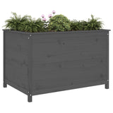 Vidaxl Planter hevet 119,5x82,5x78 cm fast furugrå grå