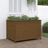 Vidaxl Planter hevet 119,5x82,5x78 cm Solid furu honningbrun