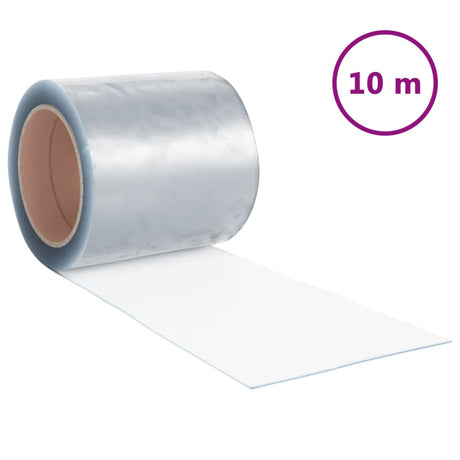 VidaXL Deurgordijn 200x1,6 mm 10 m PVC transparant