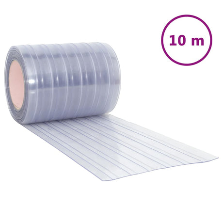 VidaXL Deurgordijn 300x2,6 mm 10 m PVC transparant